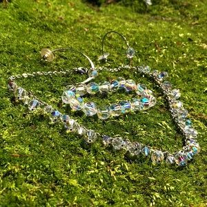 Swarovski Crystal Necklace Bracelet Earrings